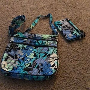 Vera Bradley bag with matching wallet.